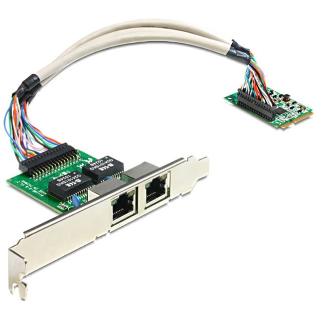 Delock mini pcie i o pcie volle Größe 2 x Gigabit Lan