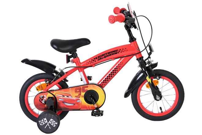 Disney Autos Disney Cars Kinderfahrrad – Jungen – 12 Zoll – zwei Handbremsen