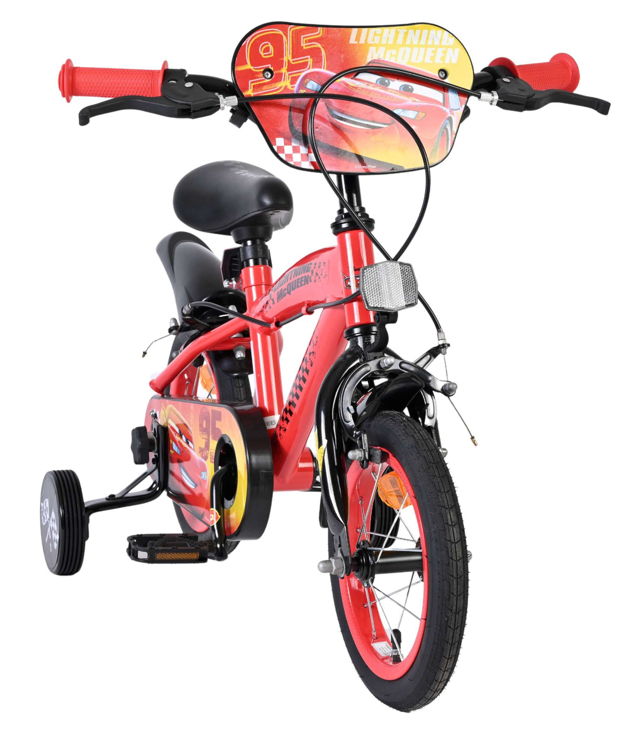 Disney Autos Disney Cars Kinderfahrrad – Jungen – 12 Zoll – zwei Handbremsen