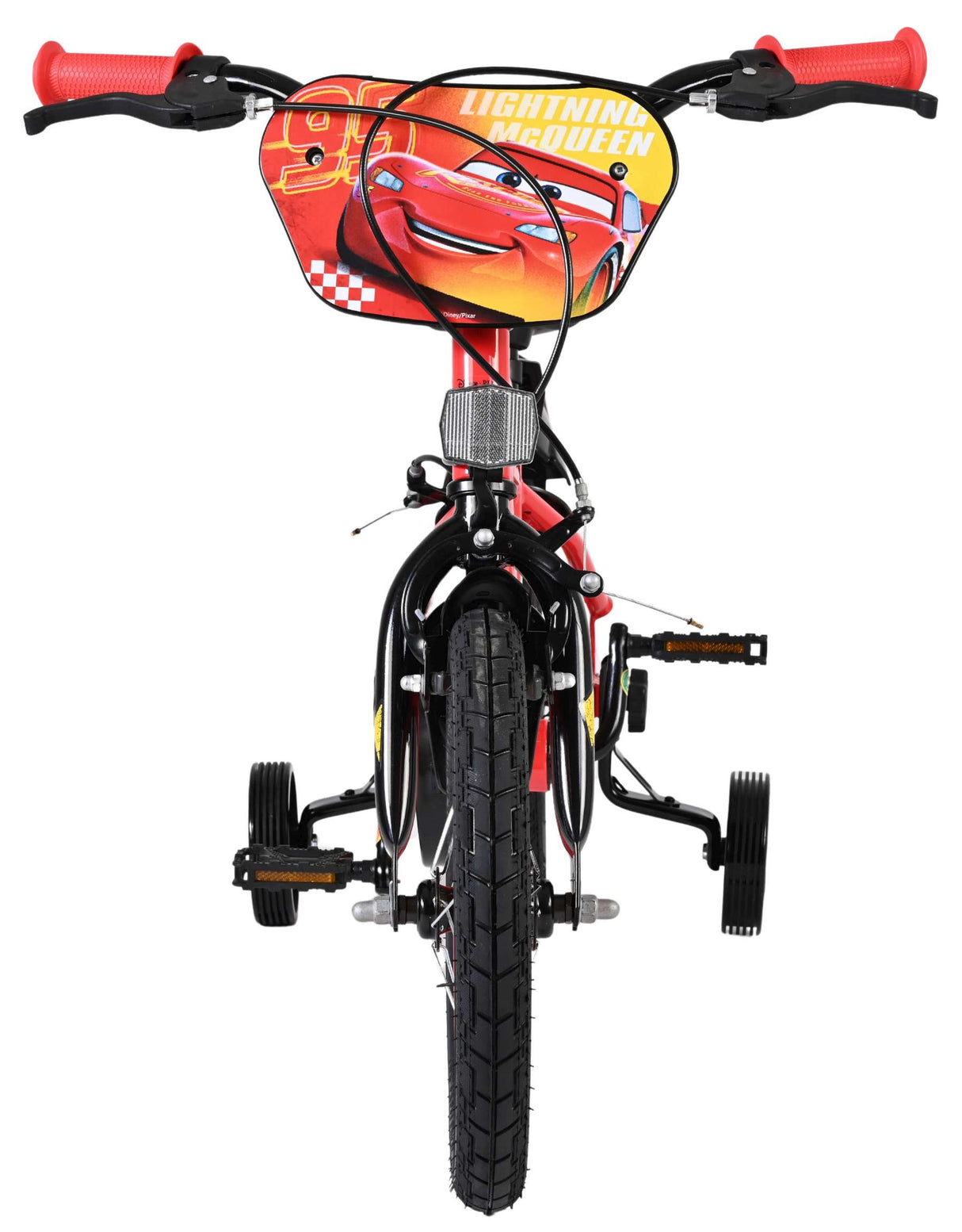 Disney Autos Disney Cars Kinderfahrrad – Jungen – 14 Zoll – rot – zwei Handbremsen