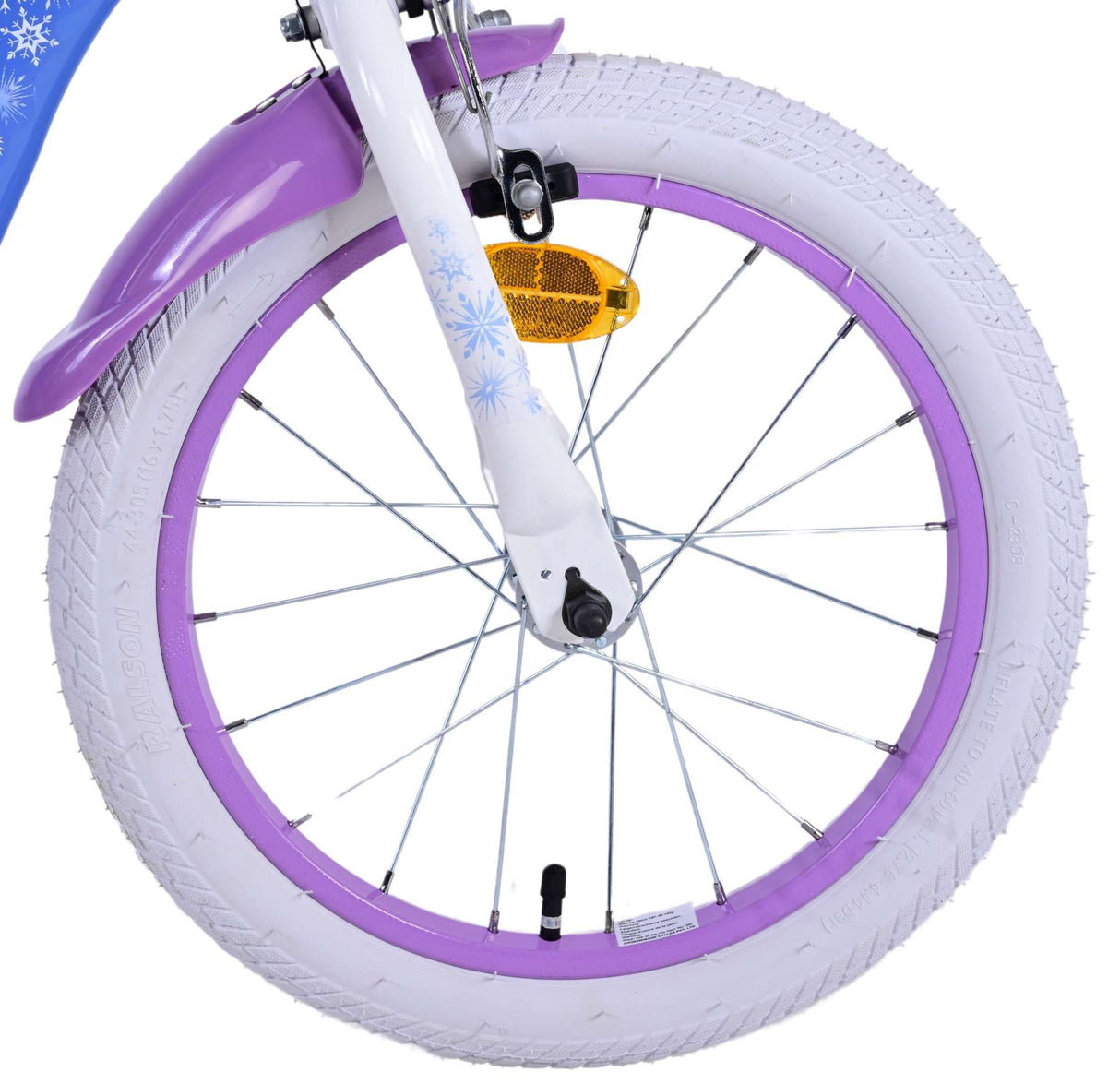 Disney Frozen 2 Kinderbike Girls 16 Zoll blau lila zwei Handbremsen