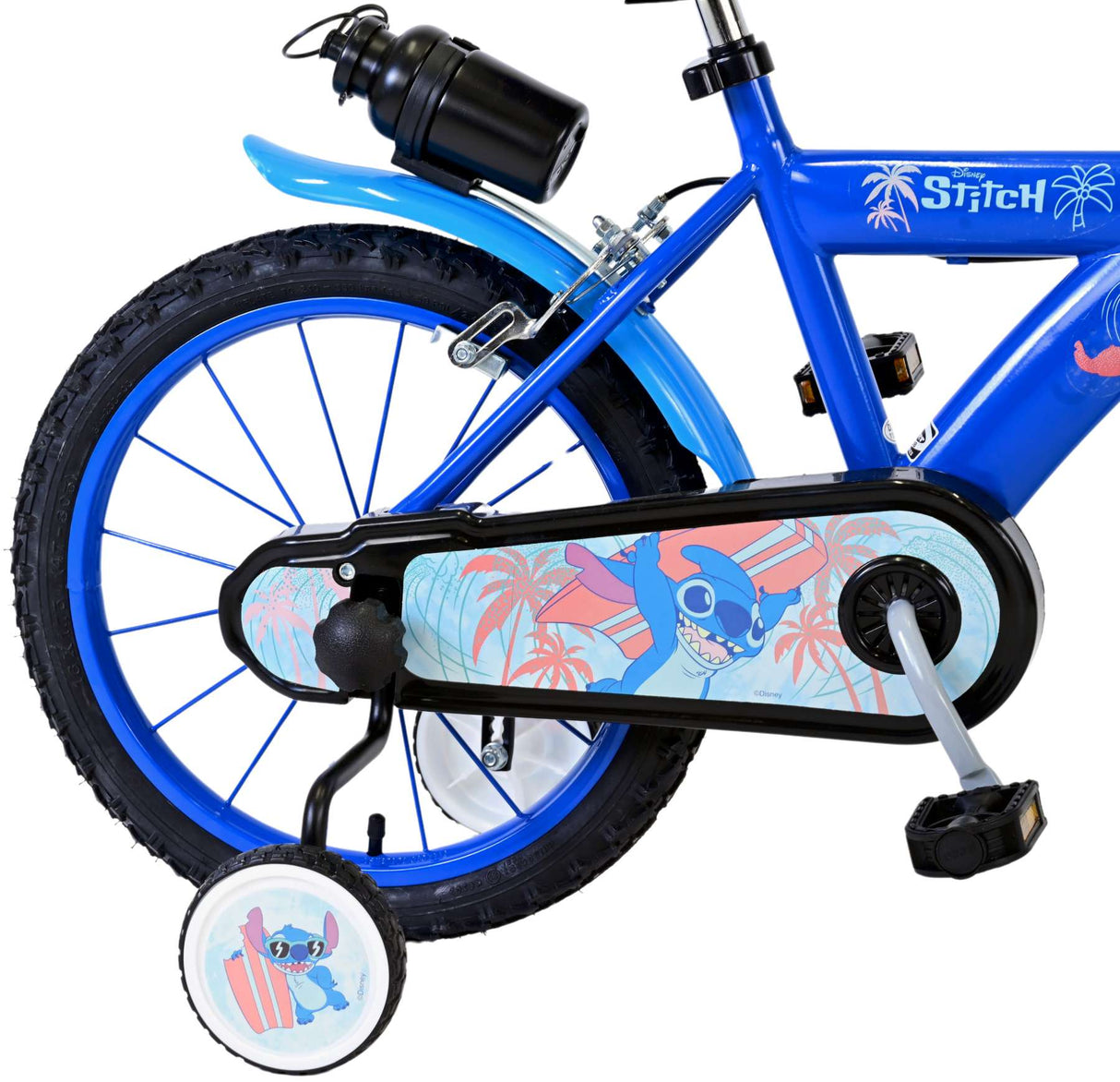 Stichstitch Kinderfiets Jongens 16 Zoll Blauw Twee Handremmen