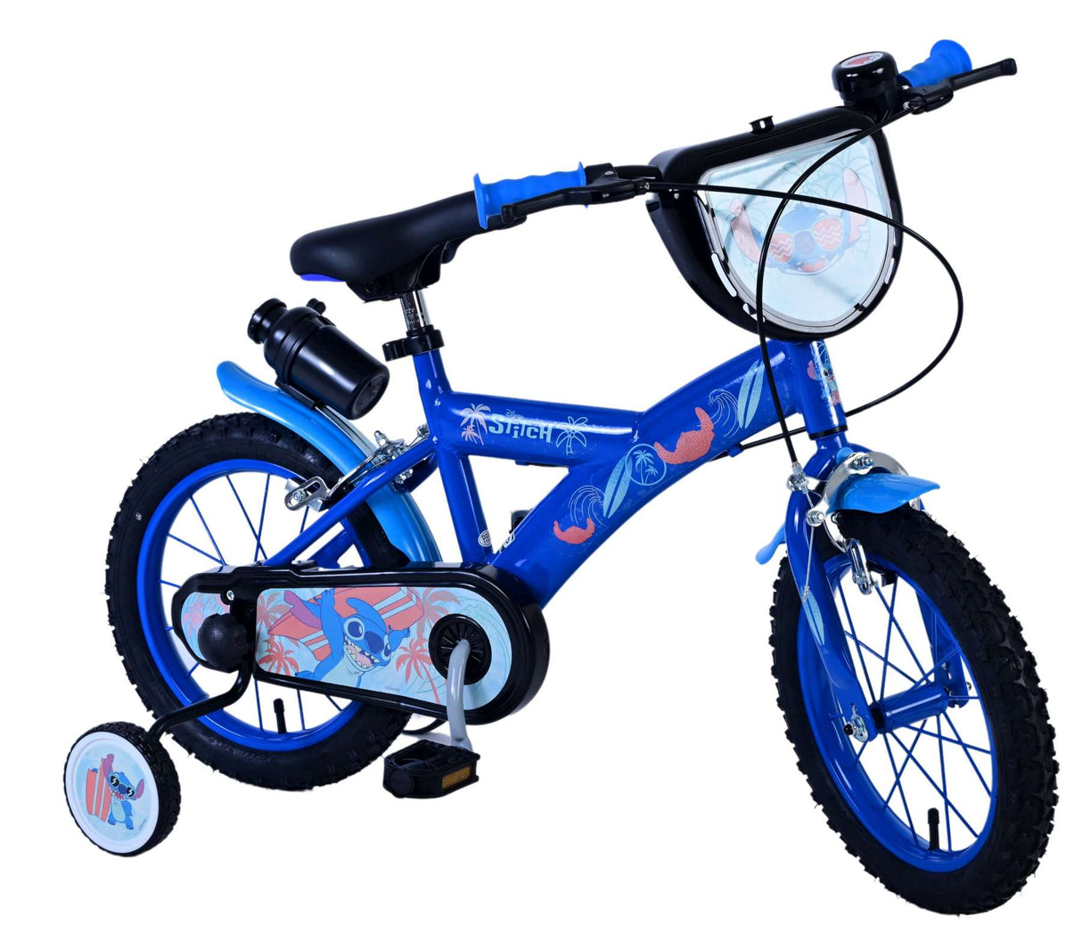 Stichstichstich Kinderrad Jungen 14 Zoll blau zwei Handbremsen