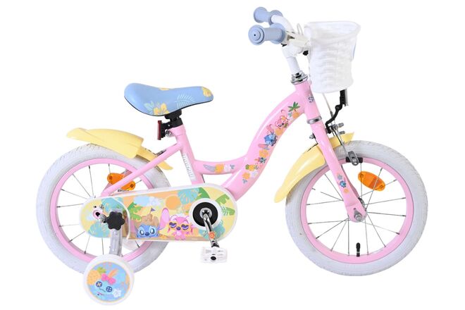 Stich Disney Stitch Kinderfahrrad – Mädchen – 14 Zoll – Rosa