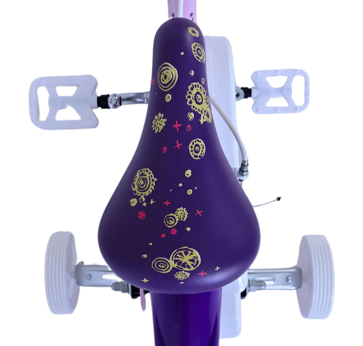 Wünschen Sie Disney Children's Bicycle - Mädchen - 12 Zoll - Lila - Zwei Handbremsen