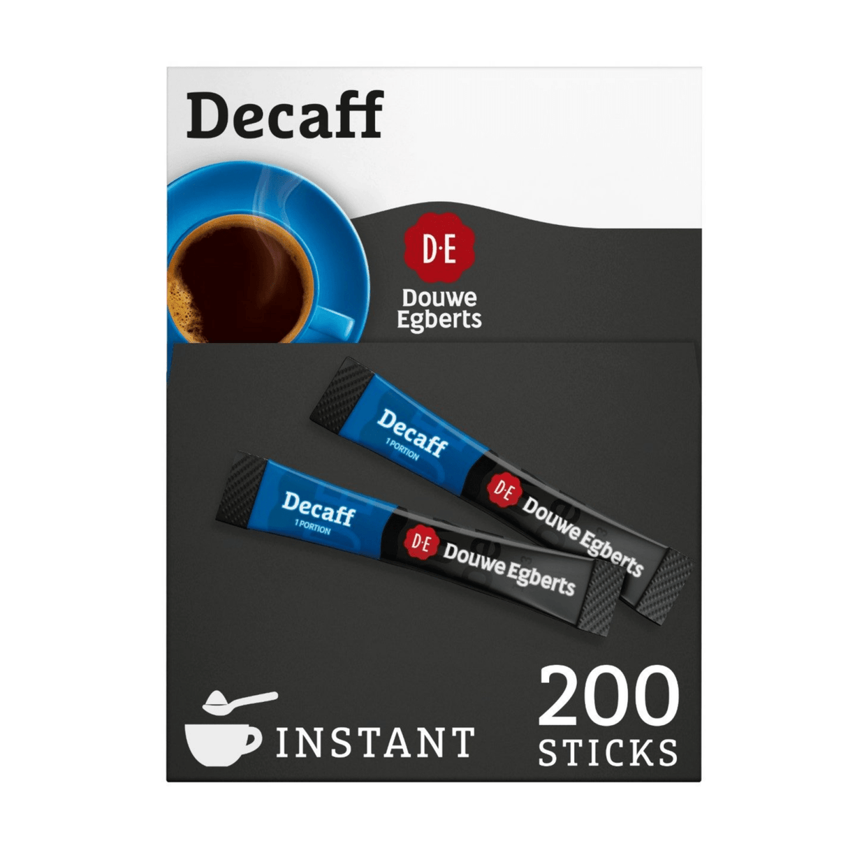 Douwe Egberts koffeinfreier Instant-Kaffeestick (200 x 1,5 g)