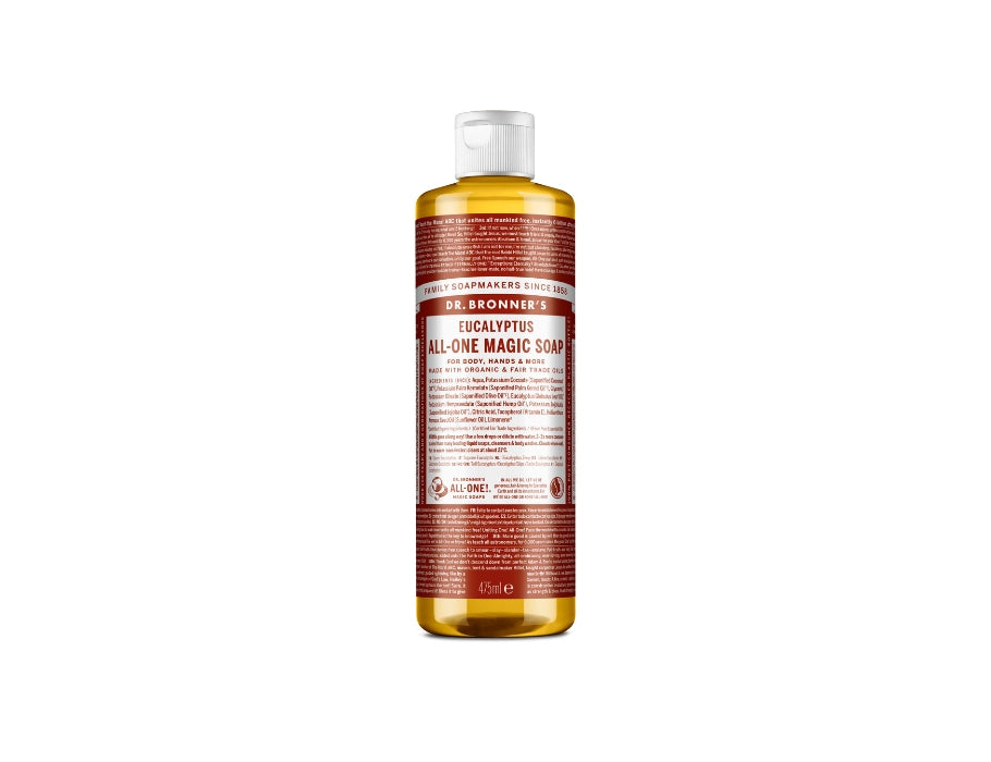 Dr. Bronner's Flüssigseife – reines Kastilien – Eukalyptus – 475 ml