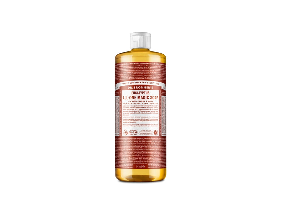 Dr. Bronners flüssige Seife - reines Kastilien - Eukalyptus - 945 ml