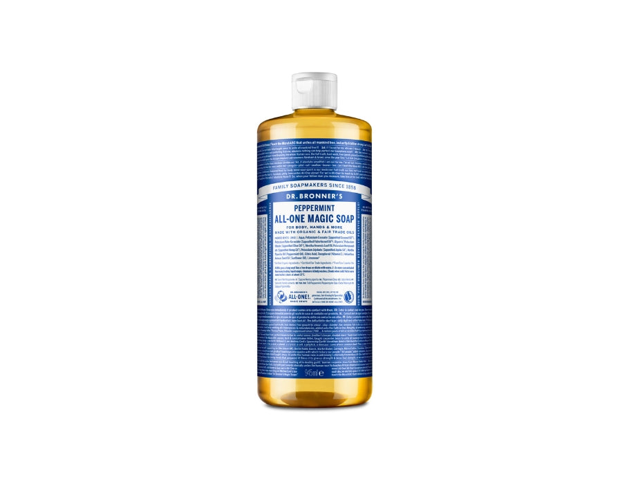 Dr. Bronner's Flüssigseife – reines Kastilien – Pfefferminze 945 ml
