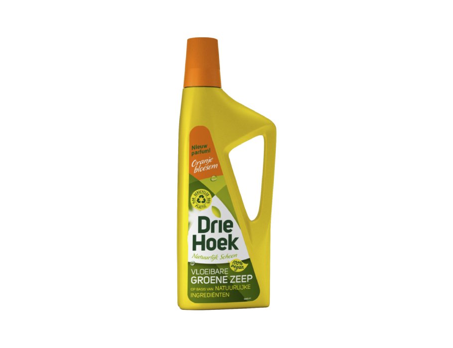 Dreieckseife Dreieck flüssige grüne Seife - Orangenblüte - 725 ml
