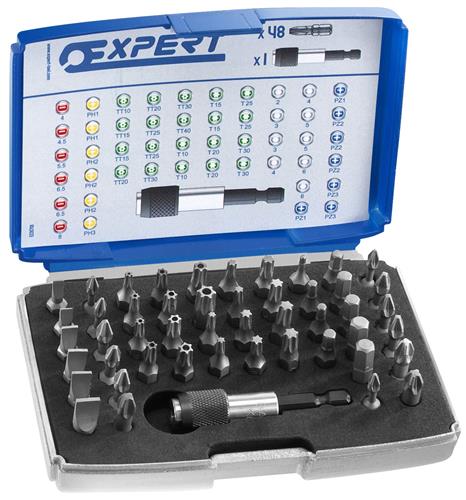 Expert Bit-Set 1 4 mit Bithalter 49-teilig
