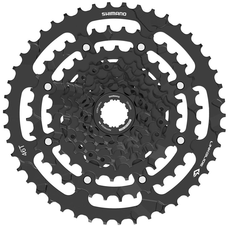 Shimano Kassettenqueues 9V 11-46T CS-LG400 schwarz