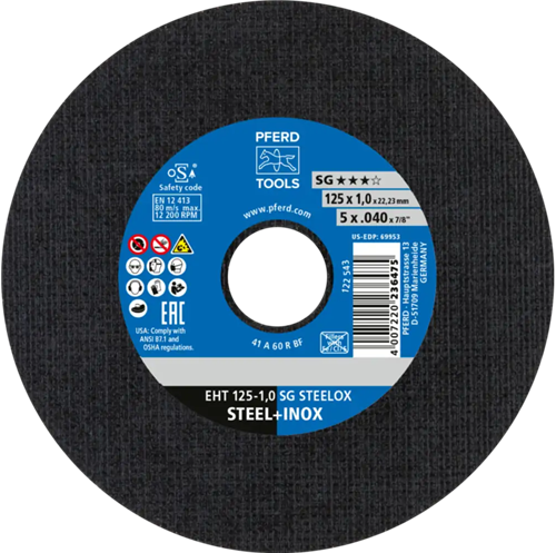 Pferd dss stahl a60 125-1,0 | 25 Stück