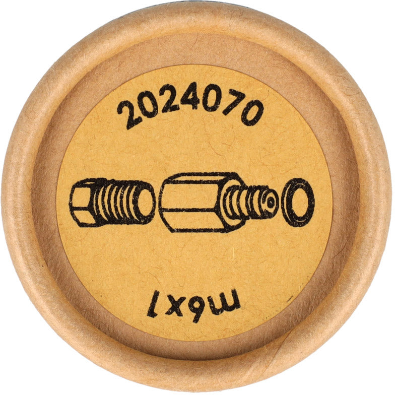 Elvedes Set M6-Stecker, Klemmschraube und Unterlegscheibe (4 Stück)