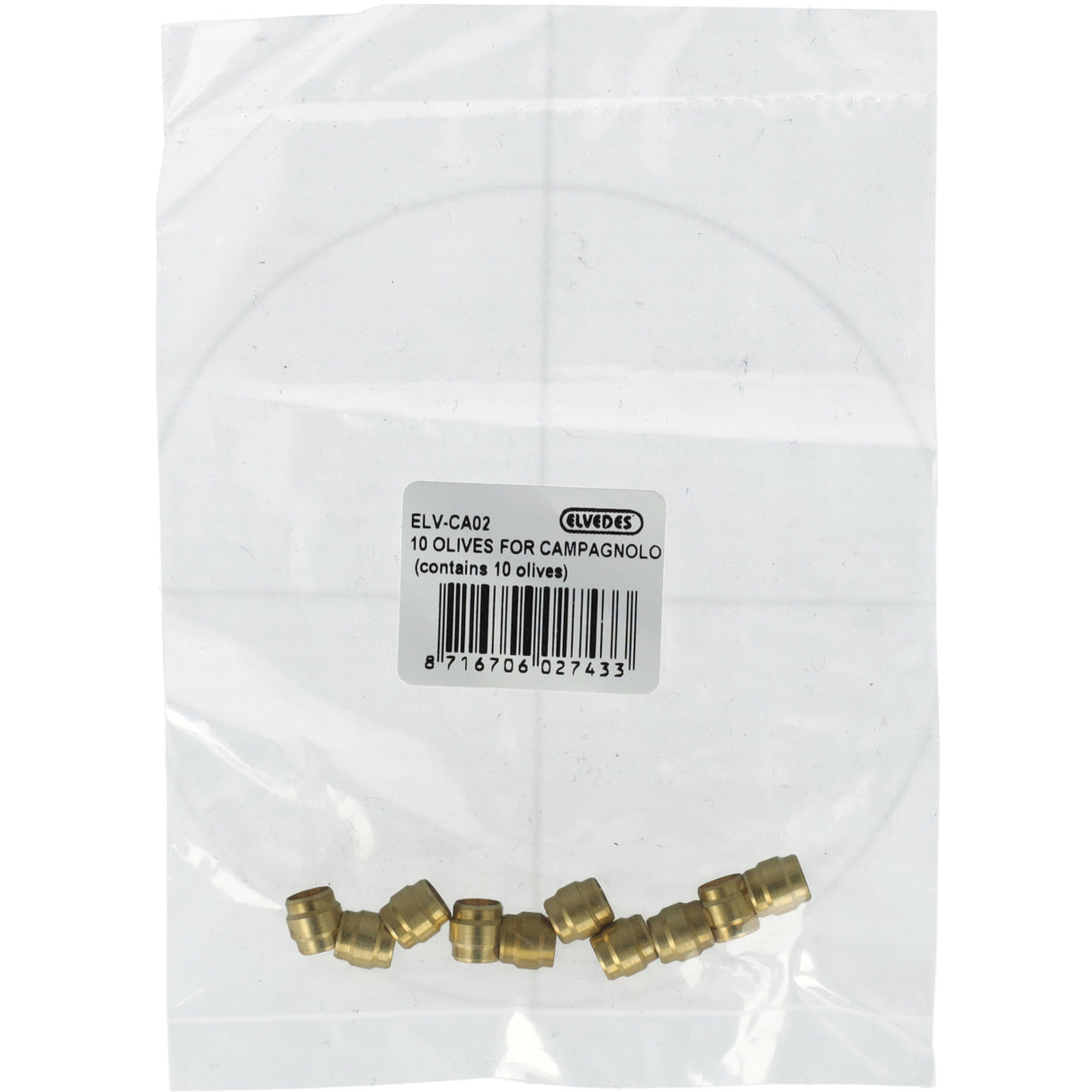 Elvedes Oliven Campagnolo hydraulischer Bremsschlauch (10 Stück)