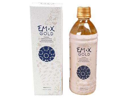 Em agriton em x gold® Erfrischungsgetränk mit Antioxidans – 500 ml