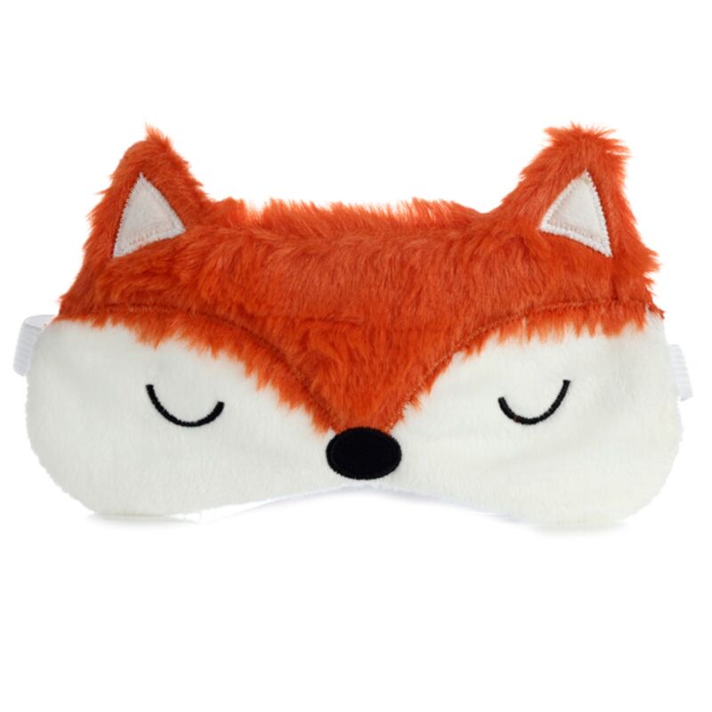 Schlafmaske aus Plüschfuchs