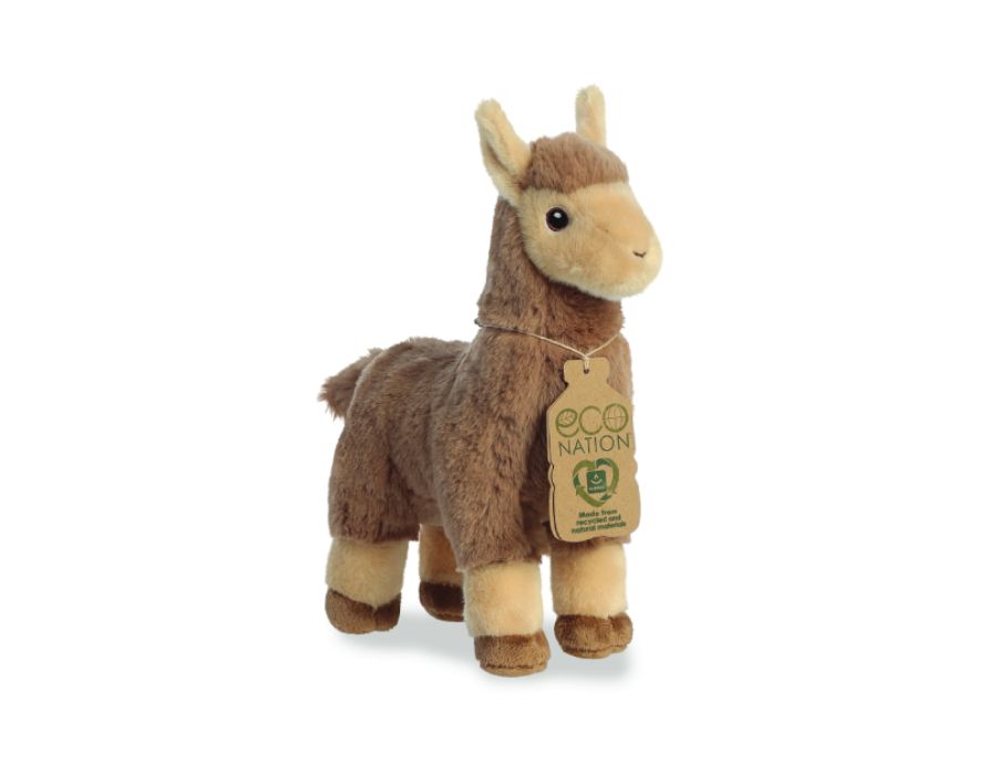 Eco Nation Plüsch-Kuscheltier - Lama - 28 cm