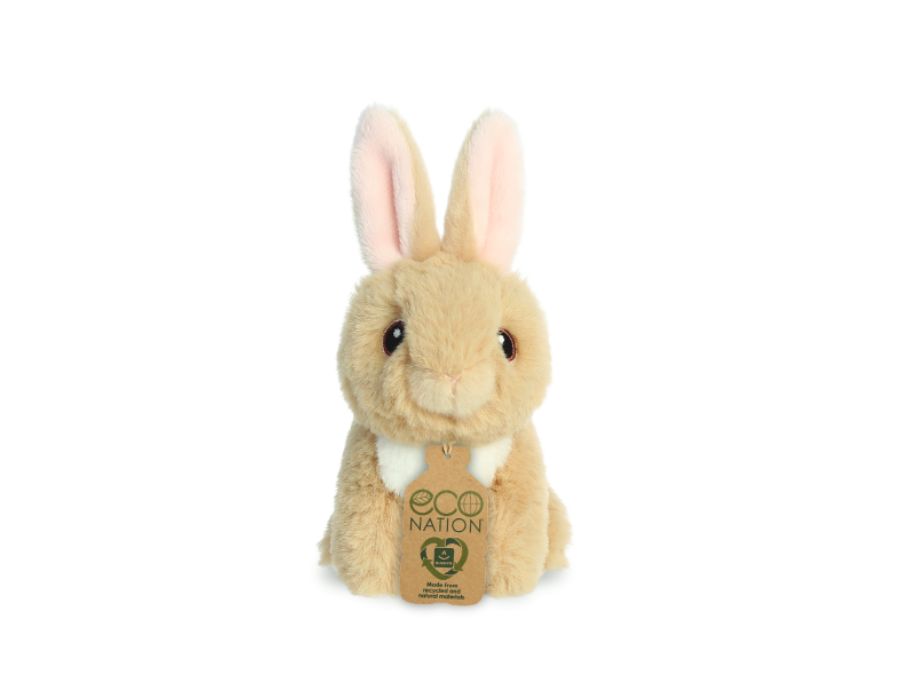 Eco Nation Plüsch-Kuscheltier - Mini - Kaninchen - 13 cm