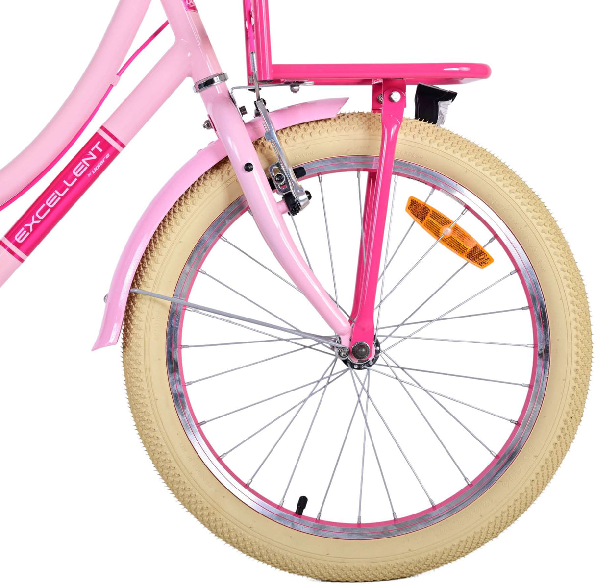 Volare Volare Kinderfahrrad Mädchen 20 Zoll Rosa Zwei Handbremsen