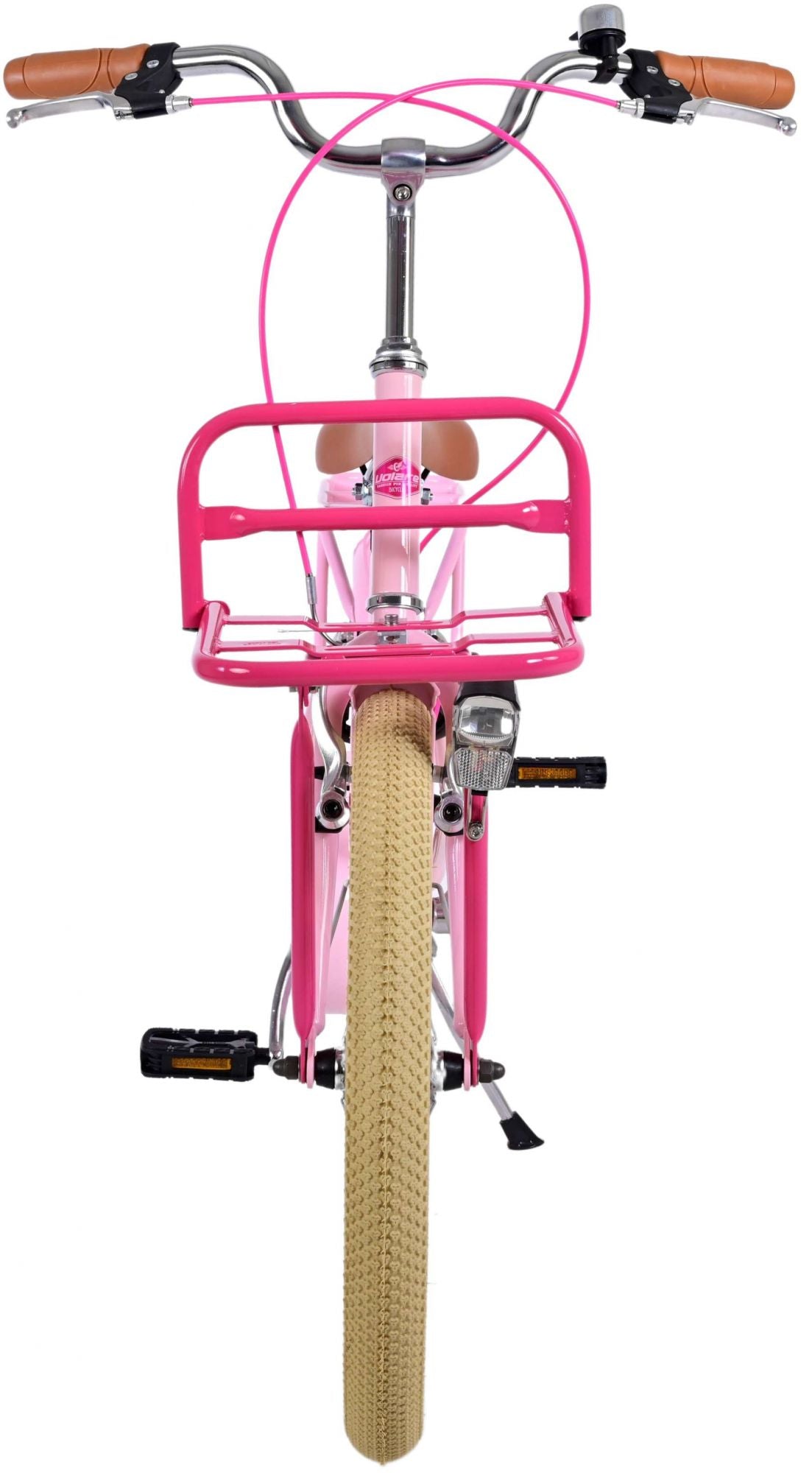 Volare Volare Kinderfahrrad Mädchen 20 Zoll Rosa Zwei Handbremsen