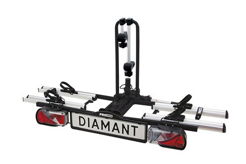 Pro-User Diamant-Anhängerkupplungs-Fahrradträger für 2 Fahrräder, auch E-Bikes