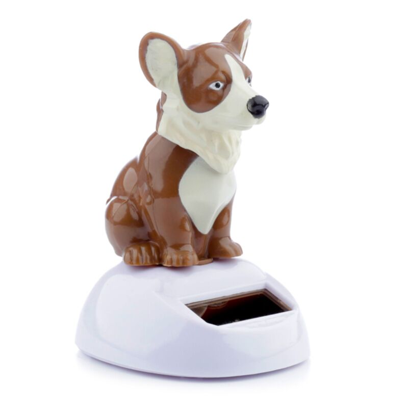 Corgi-Solarzellen-Solarkumpelfigur