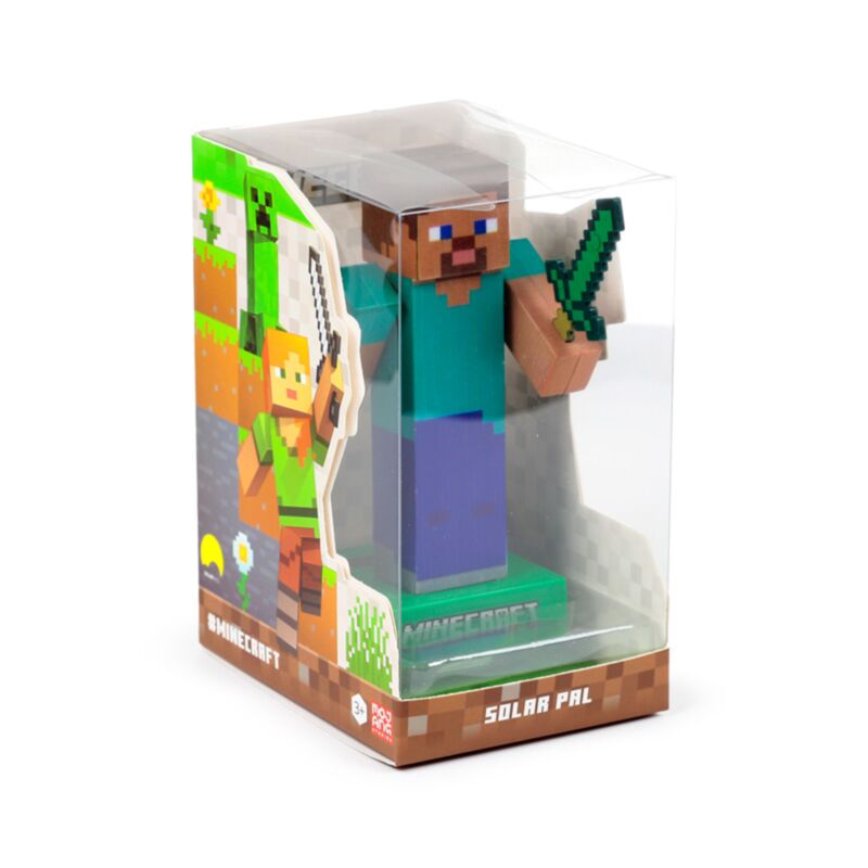 Minecraft Steve Solarzellen-Solarkumpelfigur