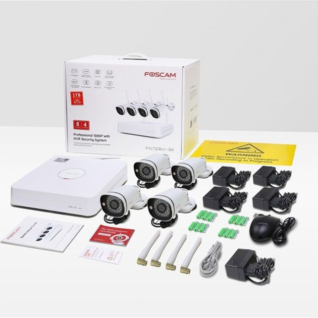 FOSCAM FN7108W-B4-1T 2MP Full HD WiFi-Sicherheitssatz