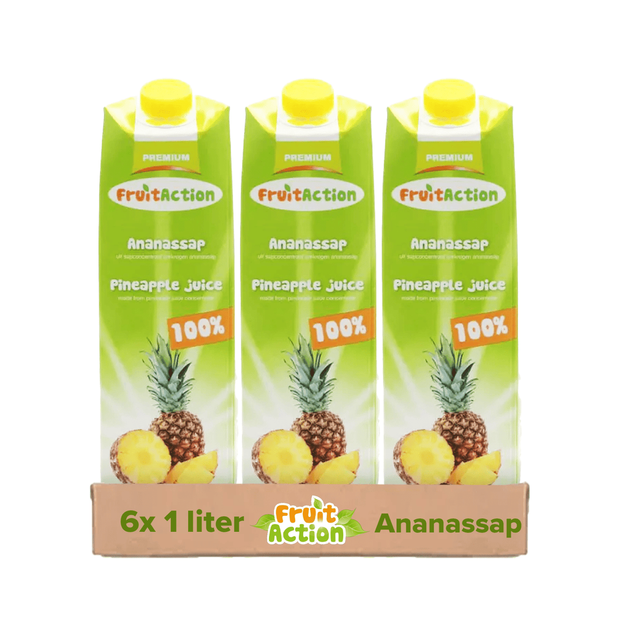 Fruchtwirkung Ananassaft (6x 1 Liter)