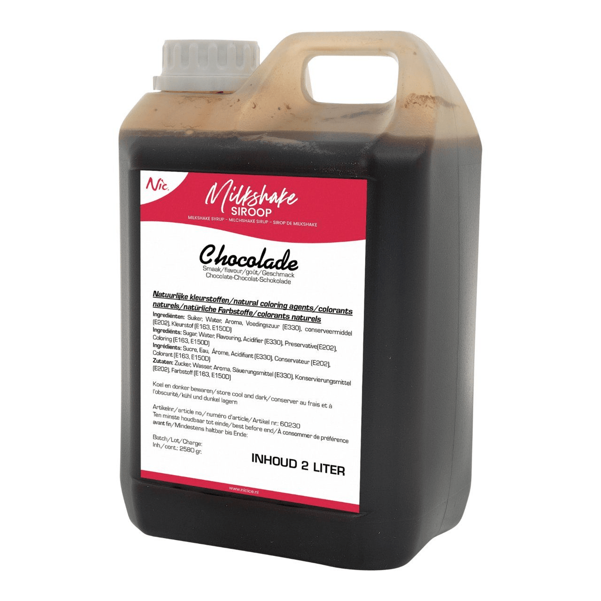 Nic Milchshake-Sirup Schokolade (2 Liter)