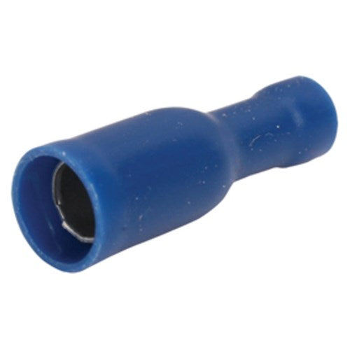 Bofix Kabelschuh weiblich rund 4 mm. blau