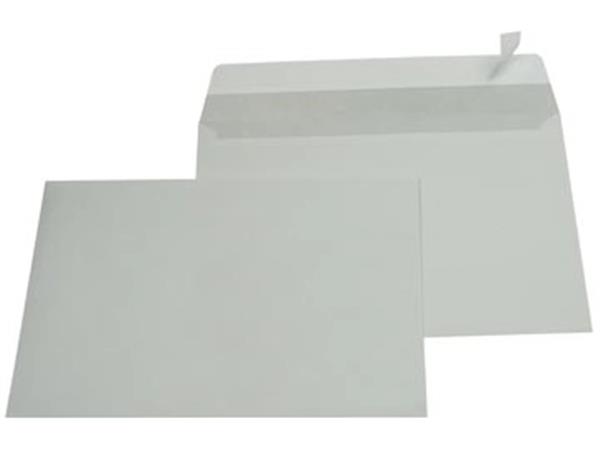 Galerie-Umschläge, Größe 162 x 229 mm, Streifenverschluss im grauen Karton mit 500 Stück