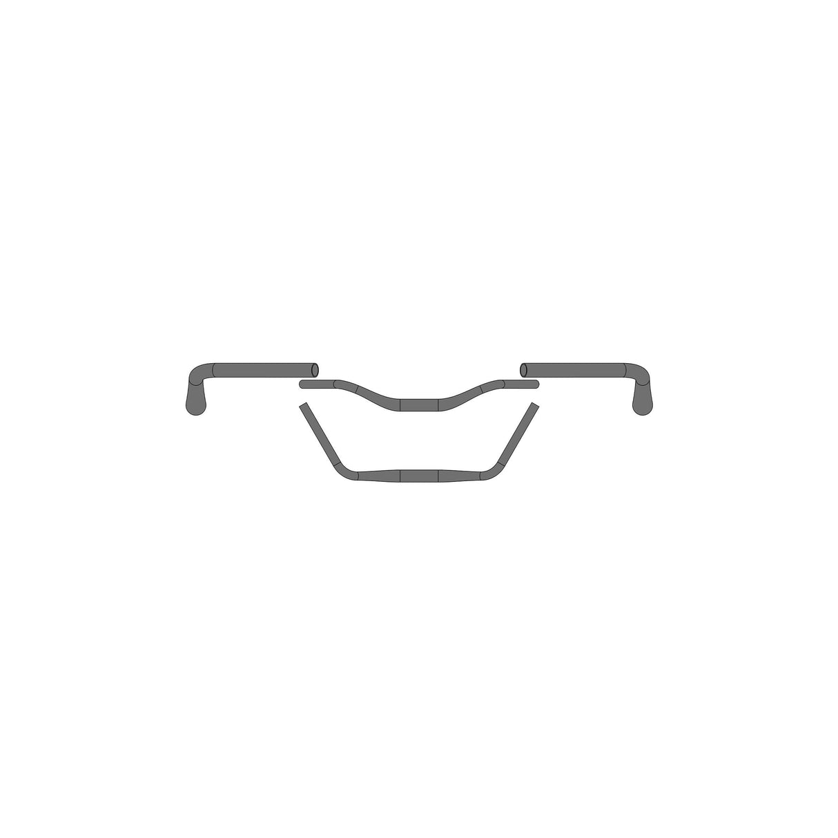Ergotec Lenkmond Cruiser Ø31.8 x 610 mm - Schwarz