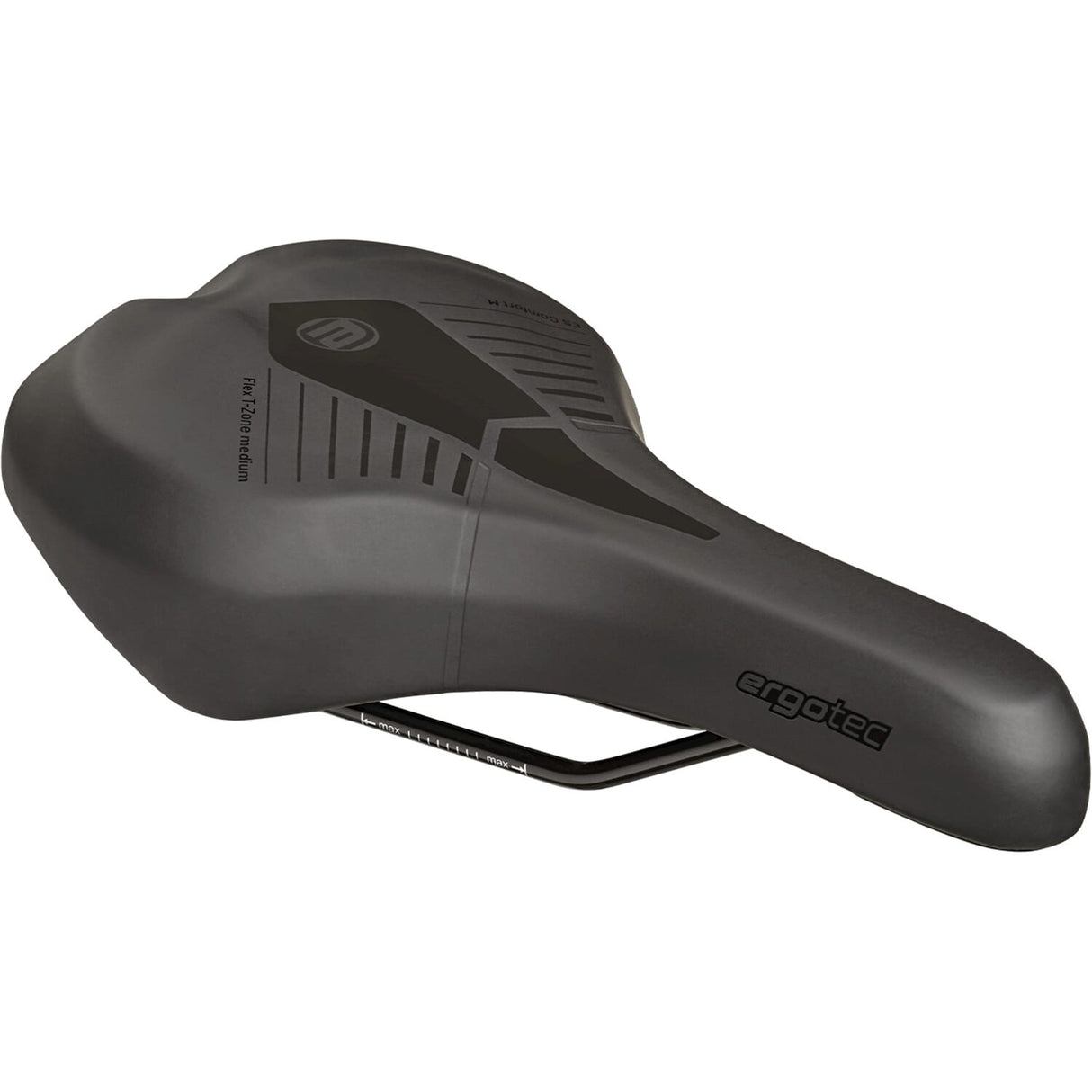 Sattel Ergotec Active S Medium Black