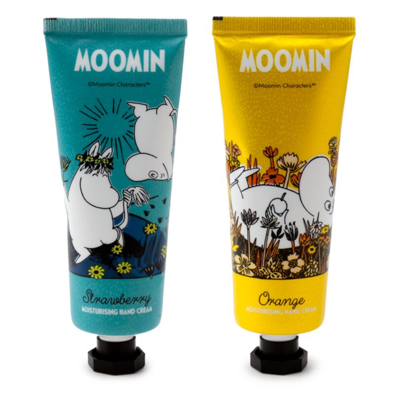 Moomins feuchtigkeitsspendende Handcreme 75 ml – Erdbeere und Orange