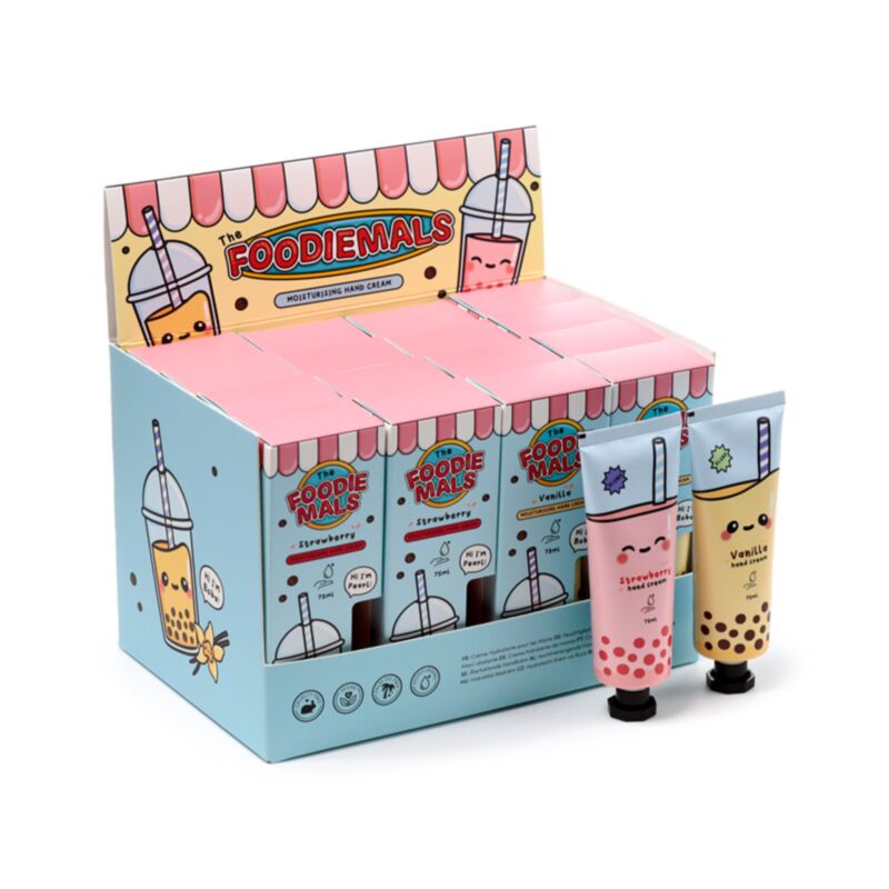 Foodiemals Bubble Tea feuchtigkeitsspendende Handcreme 75 ml