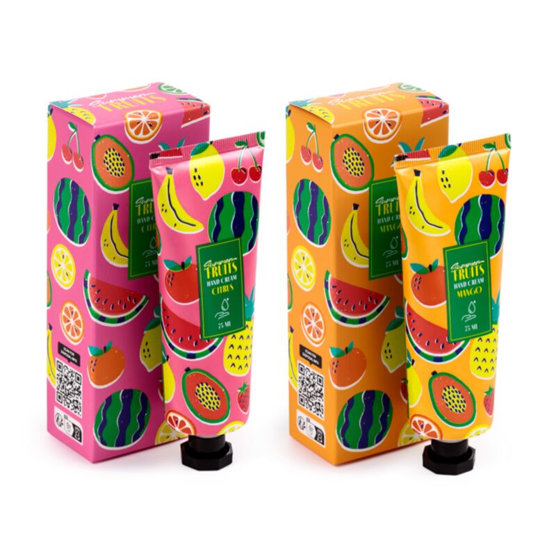 Feuchtigkeitsspendende Handcreme mit Sommerfrüchten, 75 ml