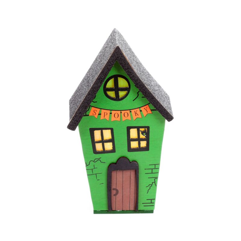 Große gruselige Haus-Halloween-LED-Dekoration