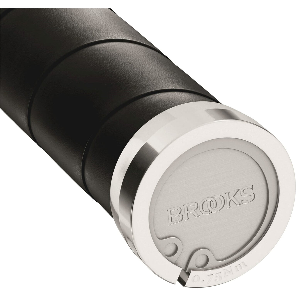 Brooks Griffe schlanke Ledergriffe 100mm schwarz