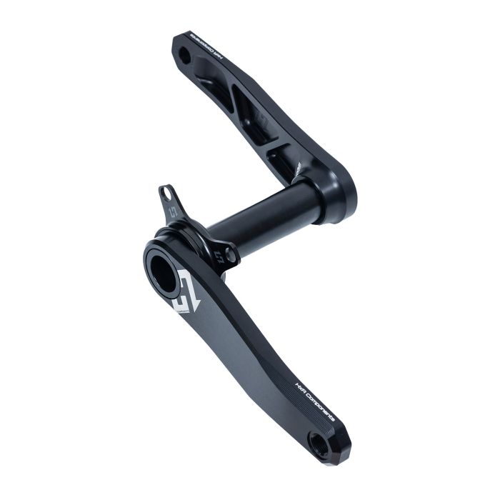 Hxr components hxr easy shift crankset dh - 165mm - black