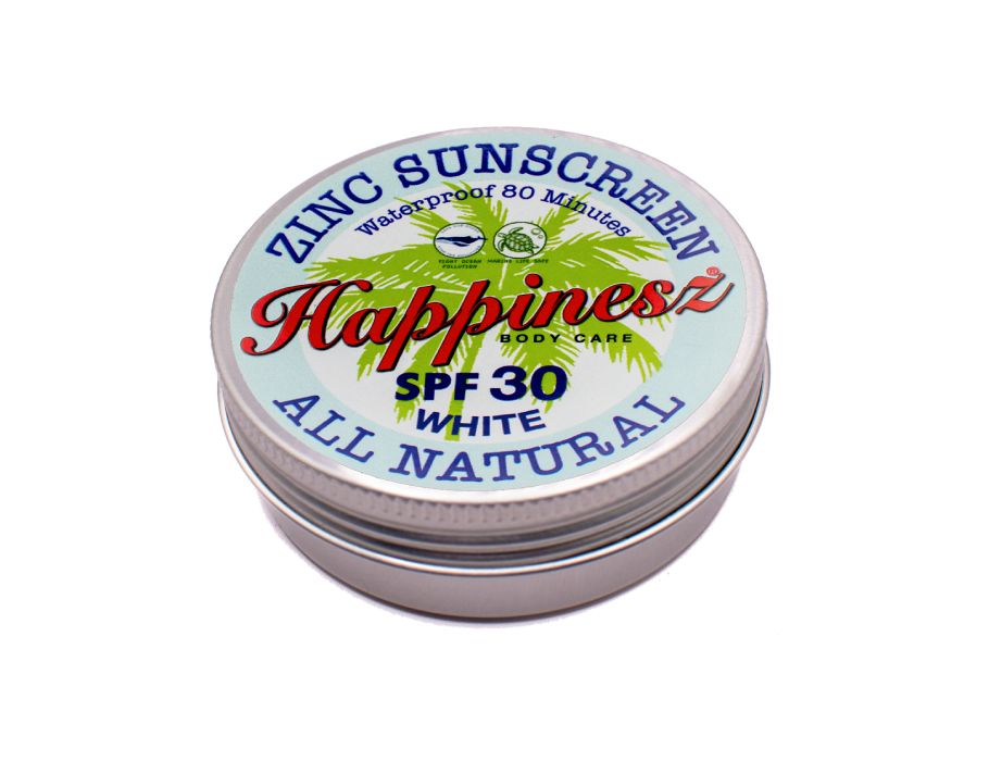 Happinesz Sonnenschutzmittel - SPF 30 - Zink - Weiß