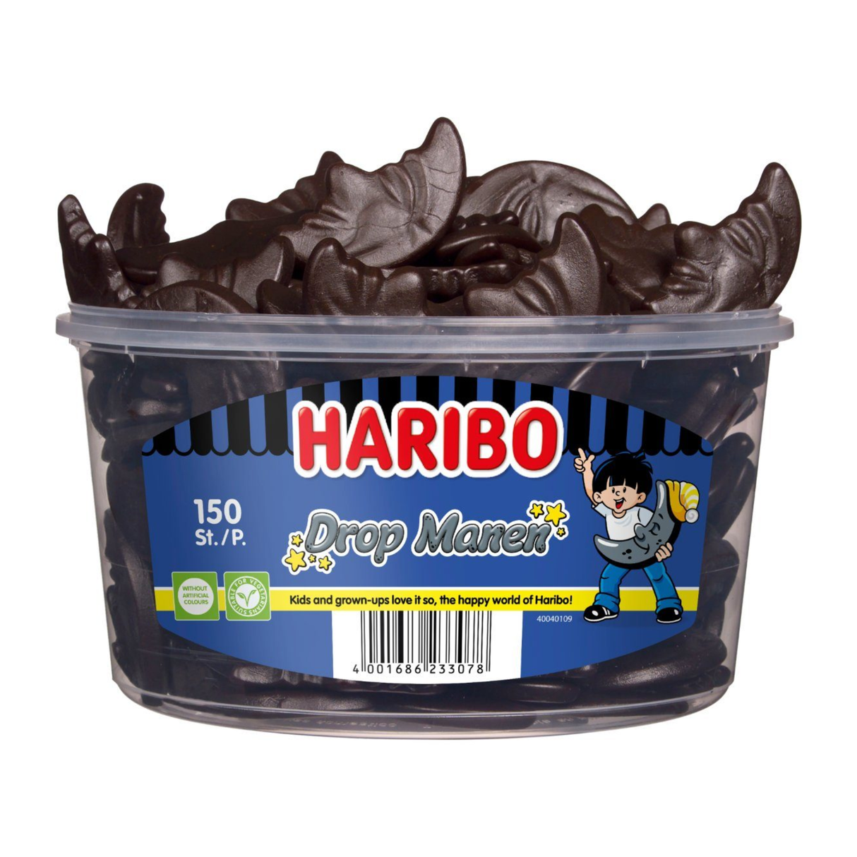Haribo Lakritzmähne - Lakritze - 150 Stück Silo