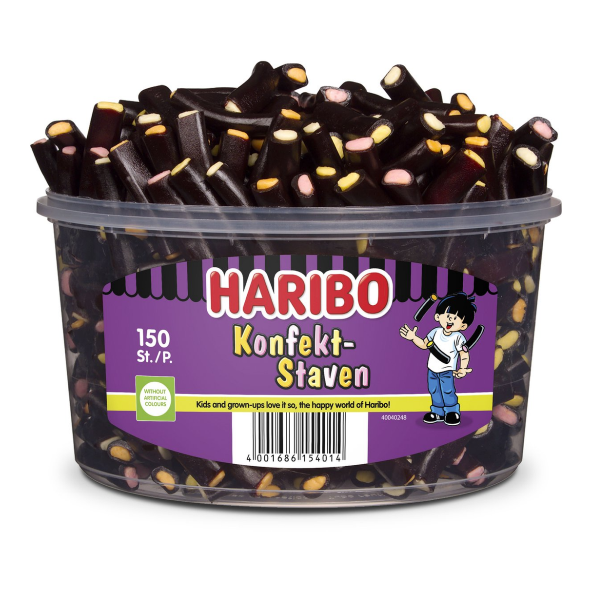 Haribo Lakritz-Konfektriegel (150 Stück)
