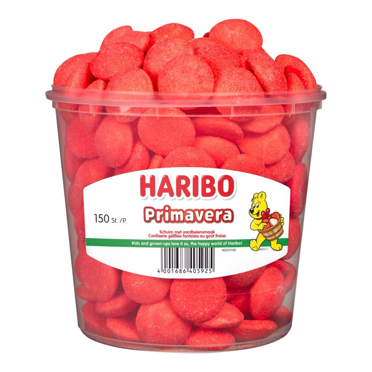 Haribo Schaum Primavera Erdbeeren (150 Stück)