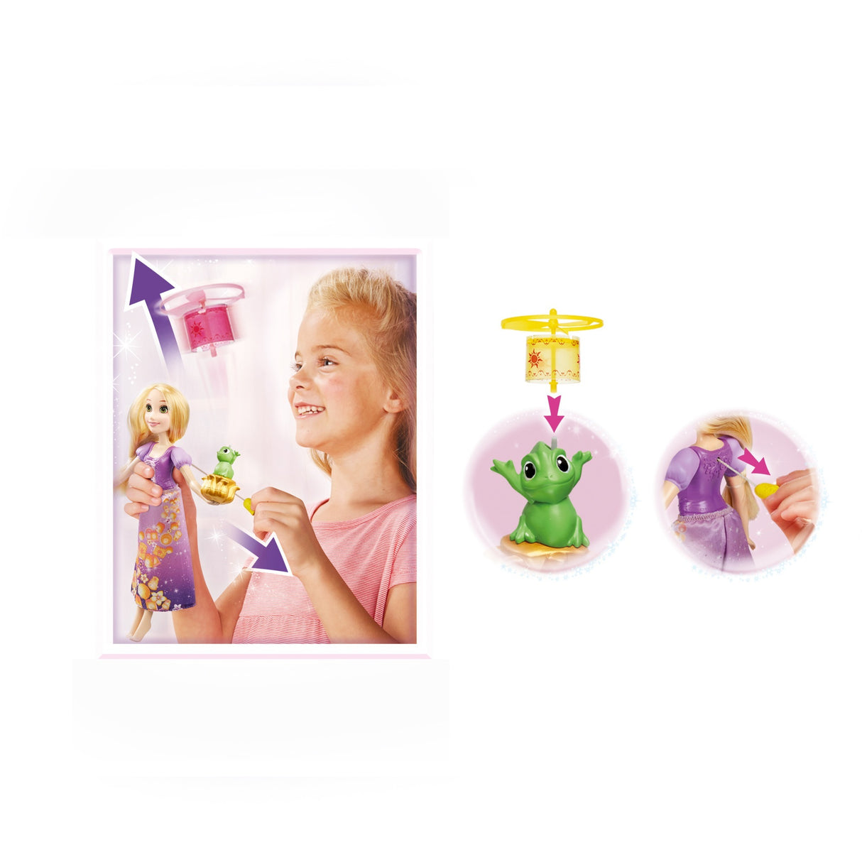 Hasbro -Prinzessin Rapunzel schwimmende Laternen