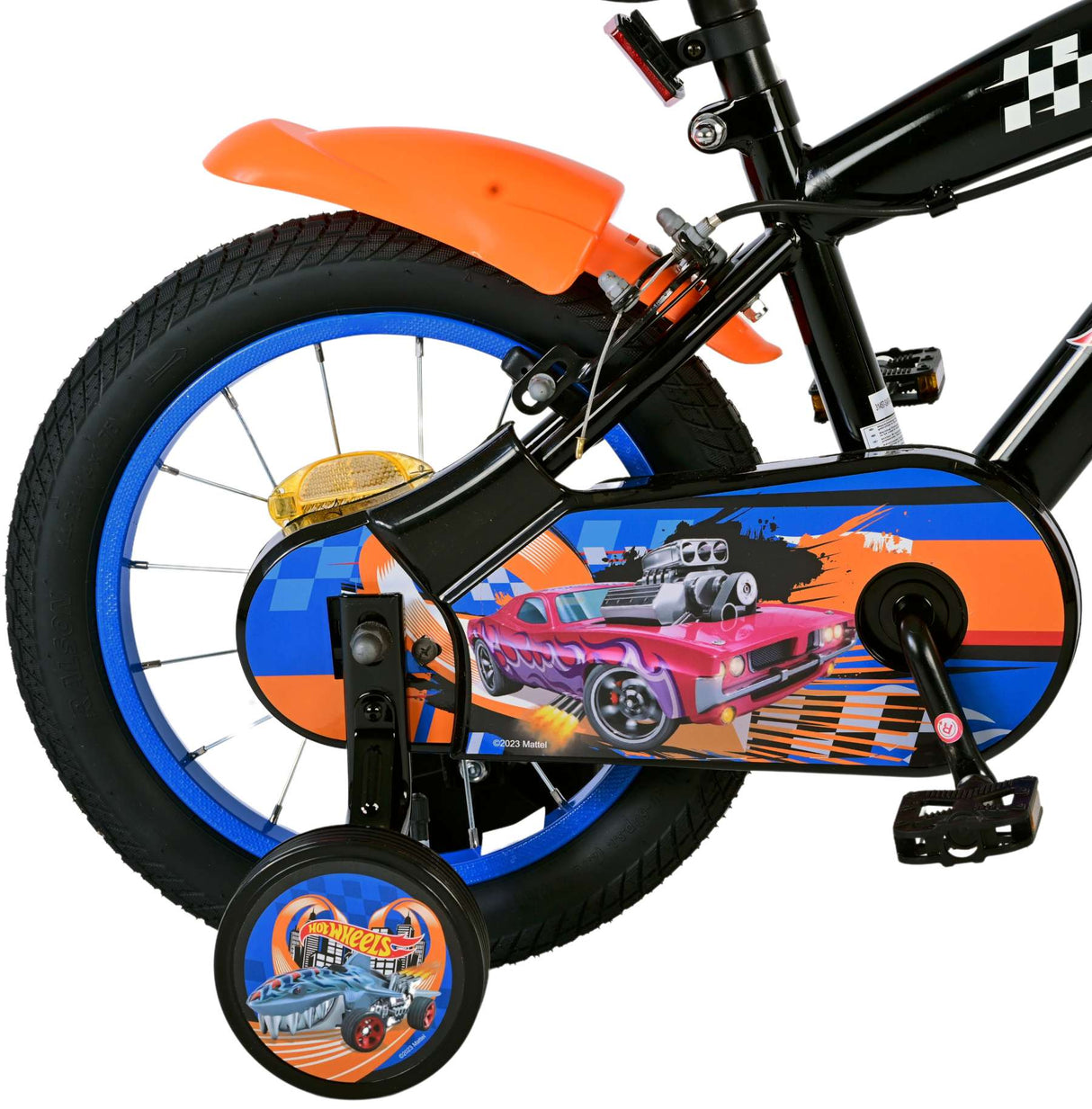 Heiße Räder Kinderfahrrad - Jungen - 14 Zoll - Schwarz - Zwei Handbremsen