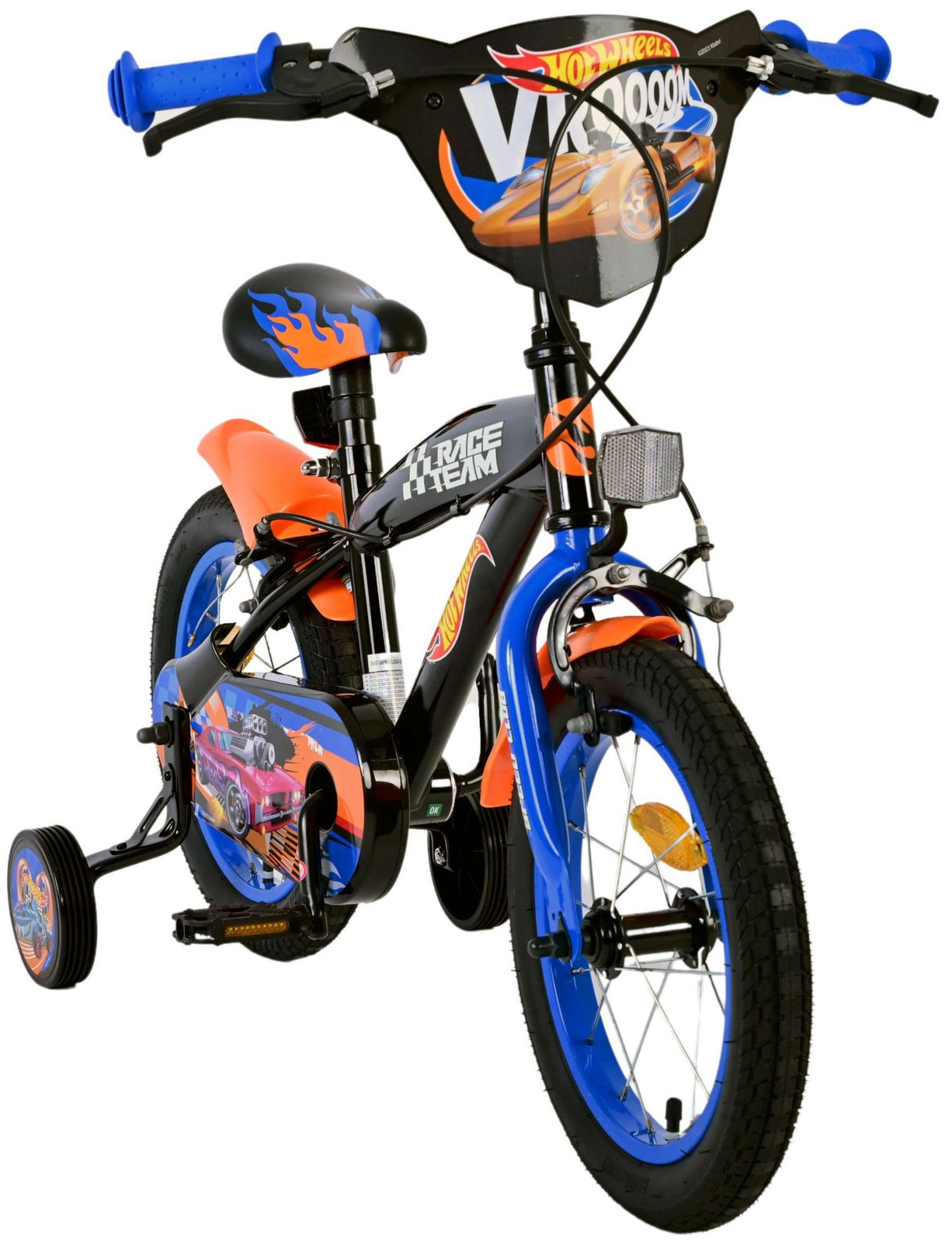 Heiße Räder Kinderfahrrad - Jungen - 14 Zoll - Schwarz - Zwei Handbremsen