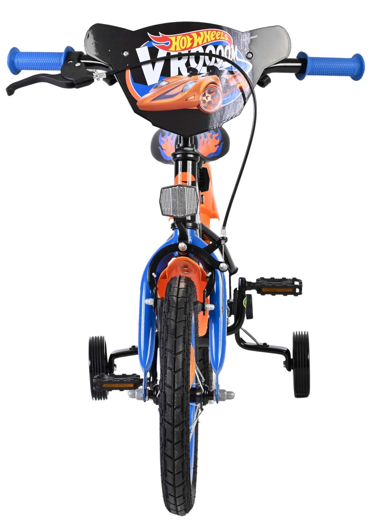 Heiße Räder Hot Wheels Kinderfahrrad - Jungen - 14 Zoll - Schwarz Orange Blau
