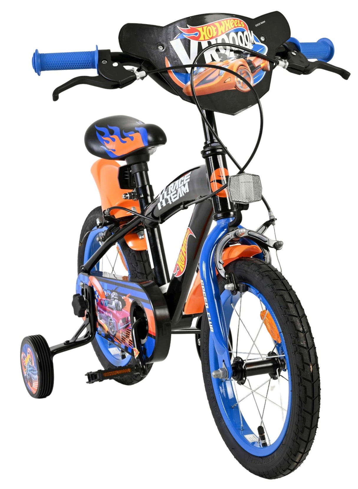 Heiße Räder Hot Wheels Kinderfahrrad - Jungen - 14 Zoll - Schwarz - Zwei Handbremsen